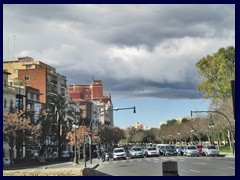 Boulevard next to Torres de Serranos